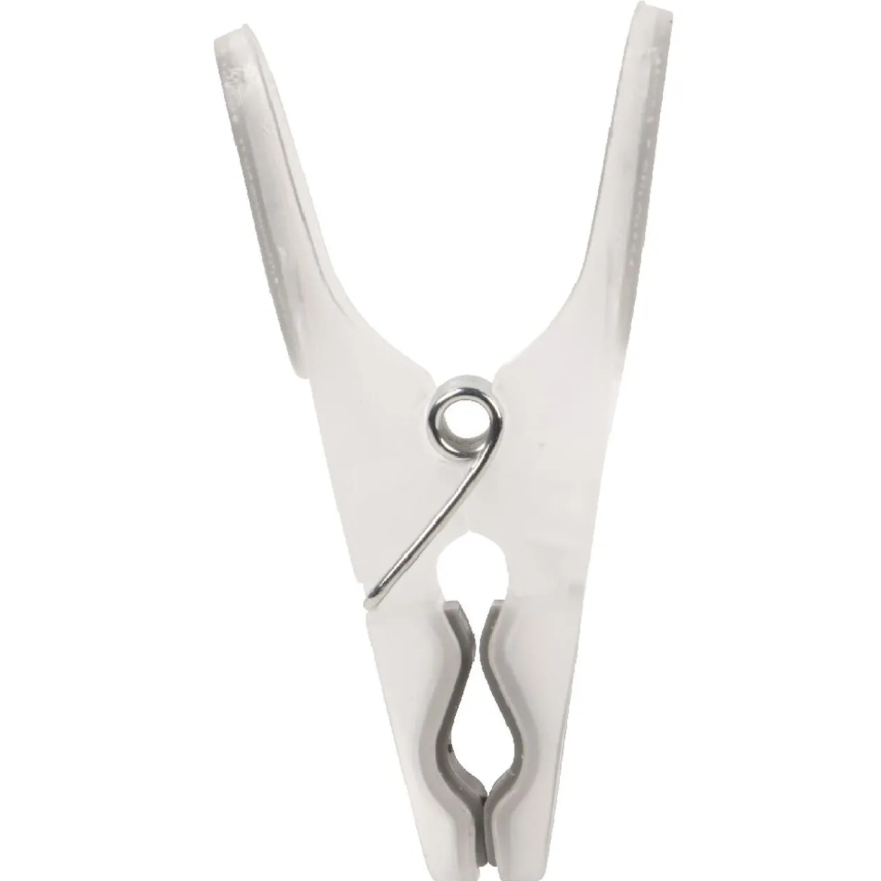 Pinces à linge gris et blanc x 24