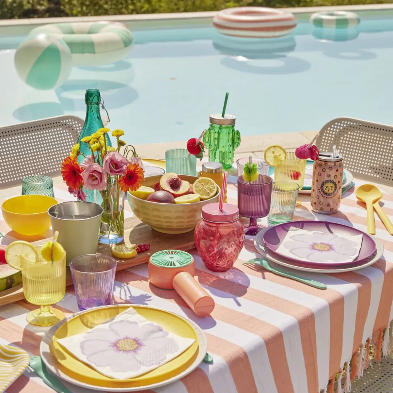 Planche de service XL en bois d'acacia avec pied 20x75cm