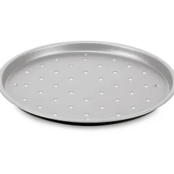 Plaque à pizza antiadhésive ronde Happy Hour gris noir