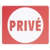 Plaque signalétique "Privé" - 24x20 cm