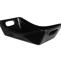 Plat à four avec poignées noir à servir