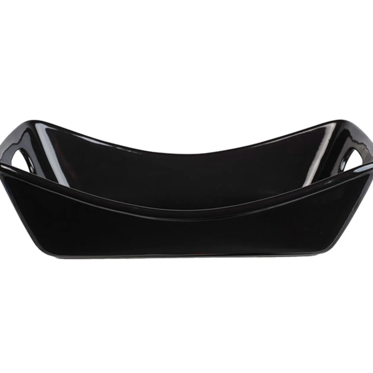 Plat à four avec poignées noir à servir