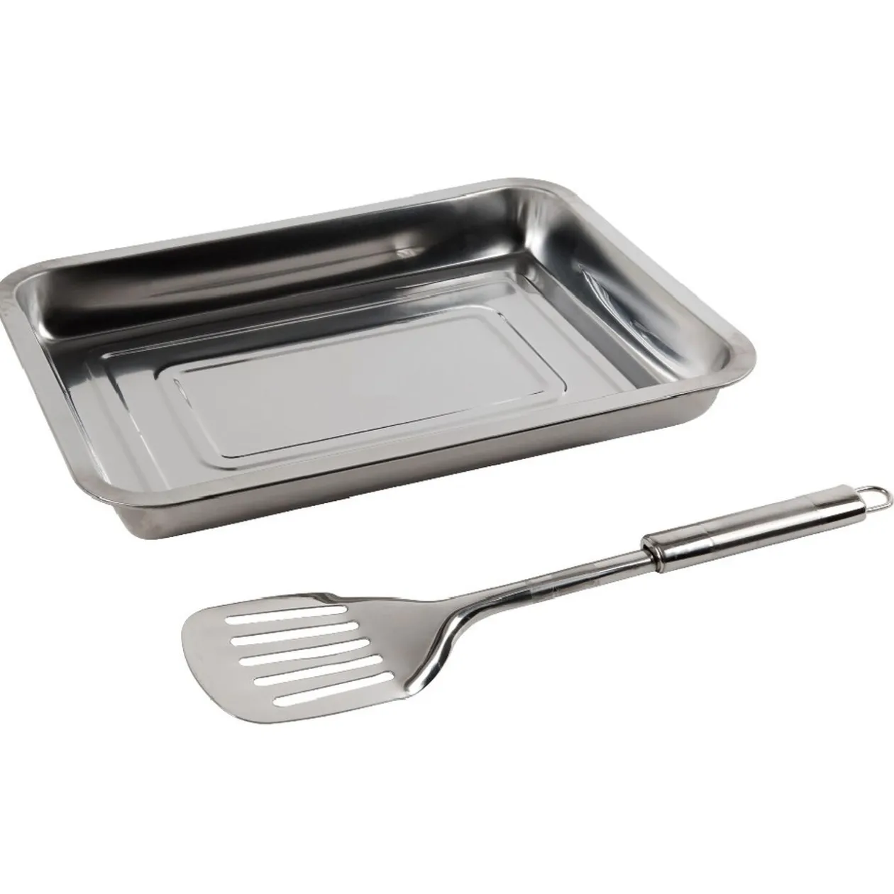 Plat à four avec spatule en inox 4,8L