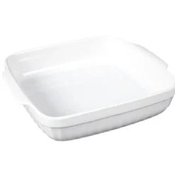 Plat à four blanc