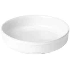 Plat à four crème brûlée blanc