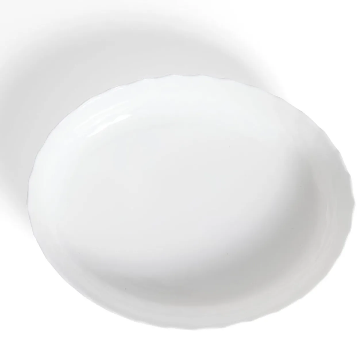 Plat à four en verre opale blanc 36,9x28,6xH8cm