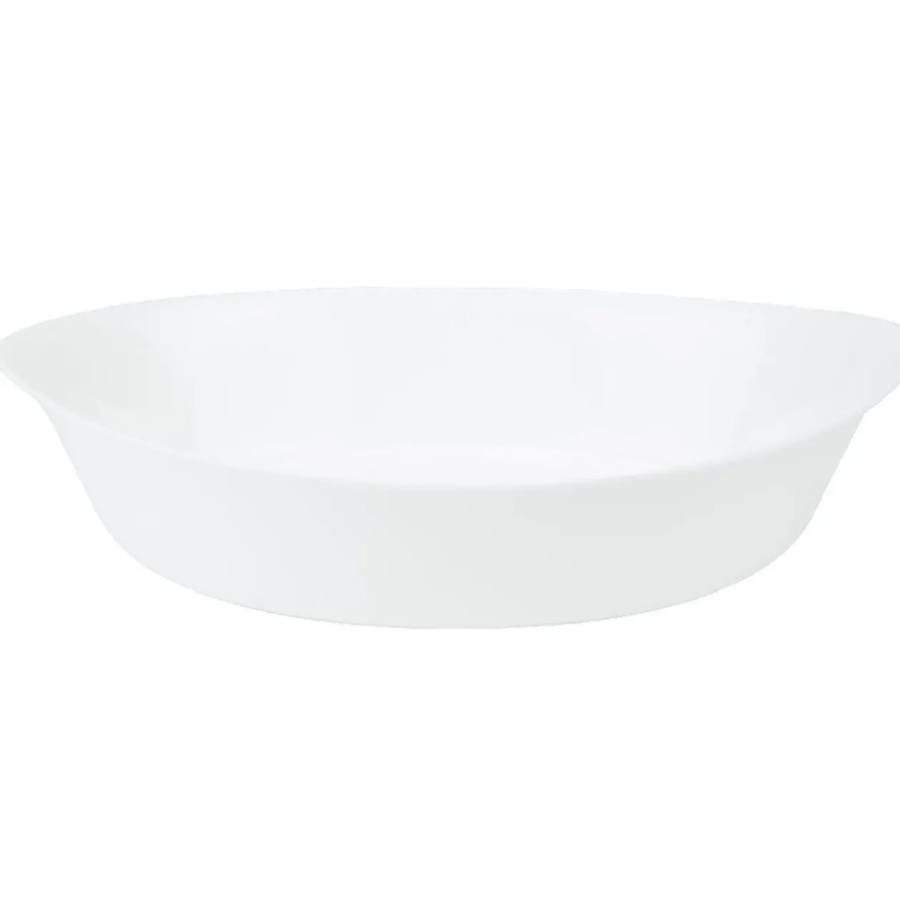 Plat à four ovale Luminarc verre blanc 32 cm