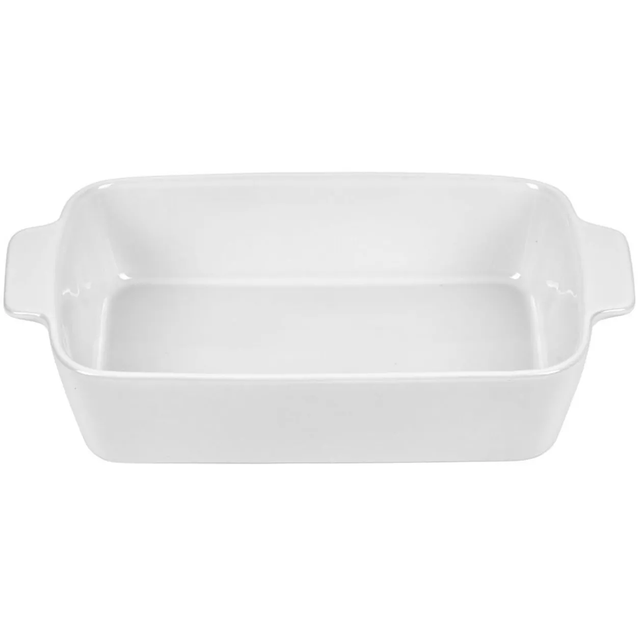Plat à four rectangulaire avec poignées gris et blanc