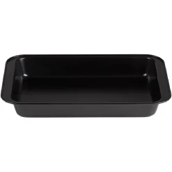 Plat à pâtisserie acier noir x4