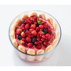 Plat à soufflé verre transparent