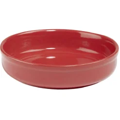 Plat crème brûlée rouge