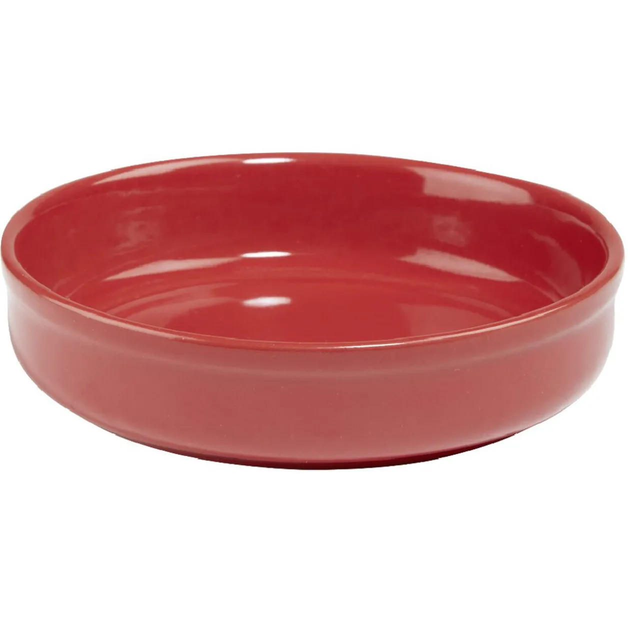 Plat crème brûlée rouge