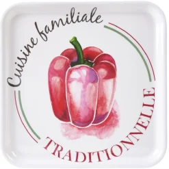 Plateau carré motifs