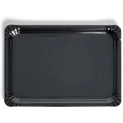 Plateau carton noir 23x33cm x5