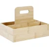 Plateau de rangement en bambou