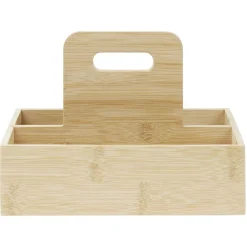 Plateau de rangement en bambou