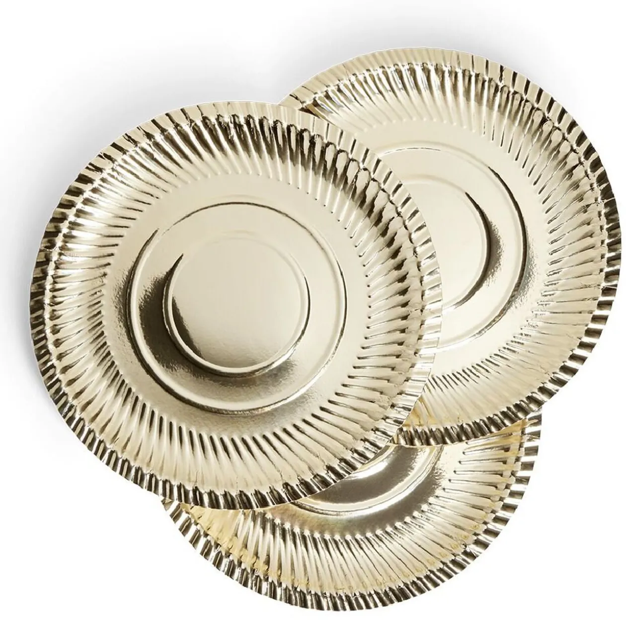 Plateau présentation carton doré x3