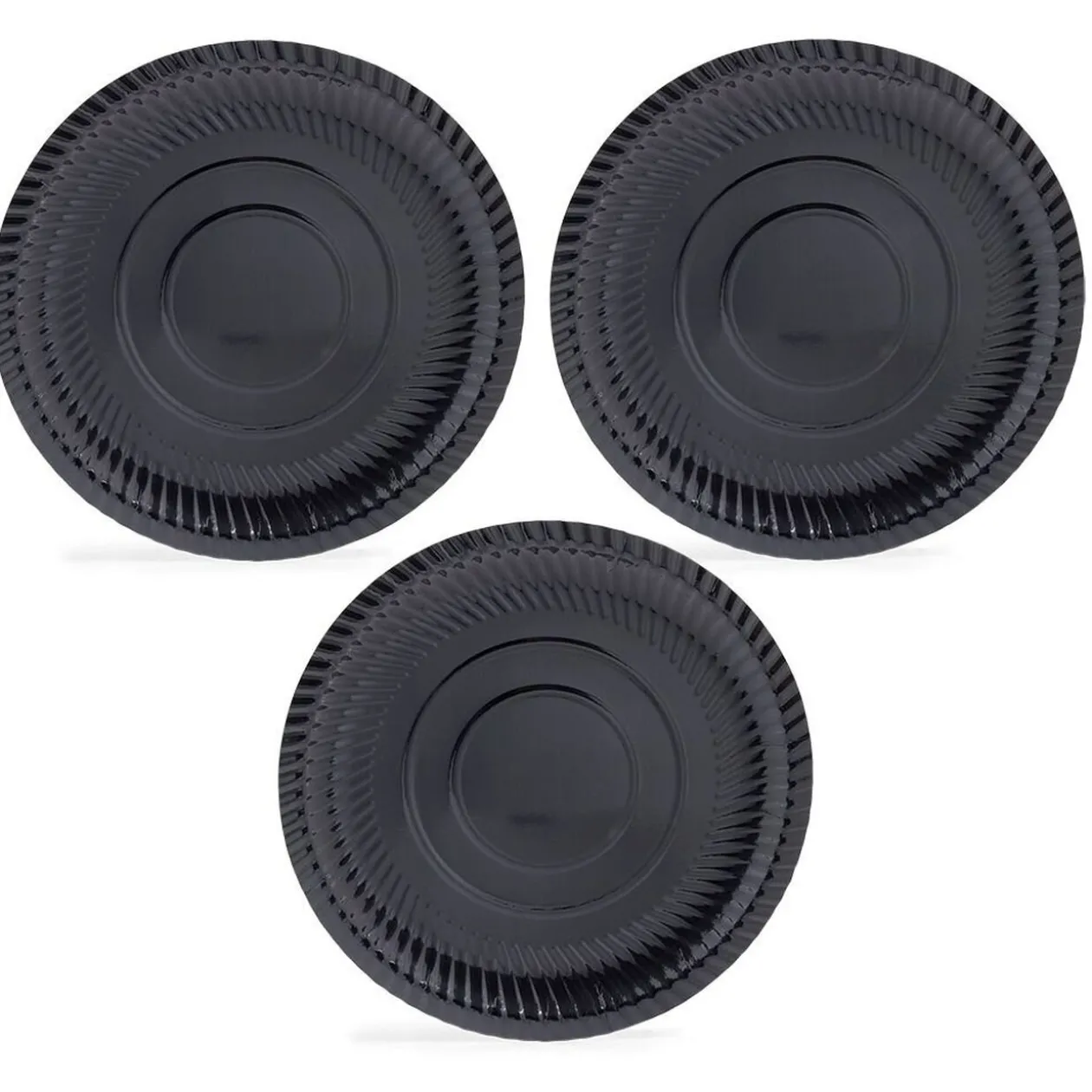 Plateau présentation carton noir x3