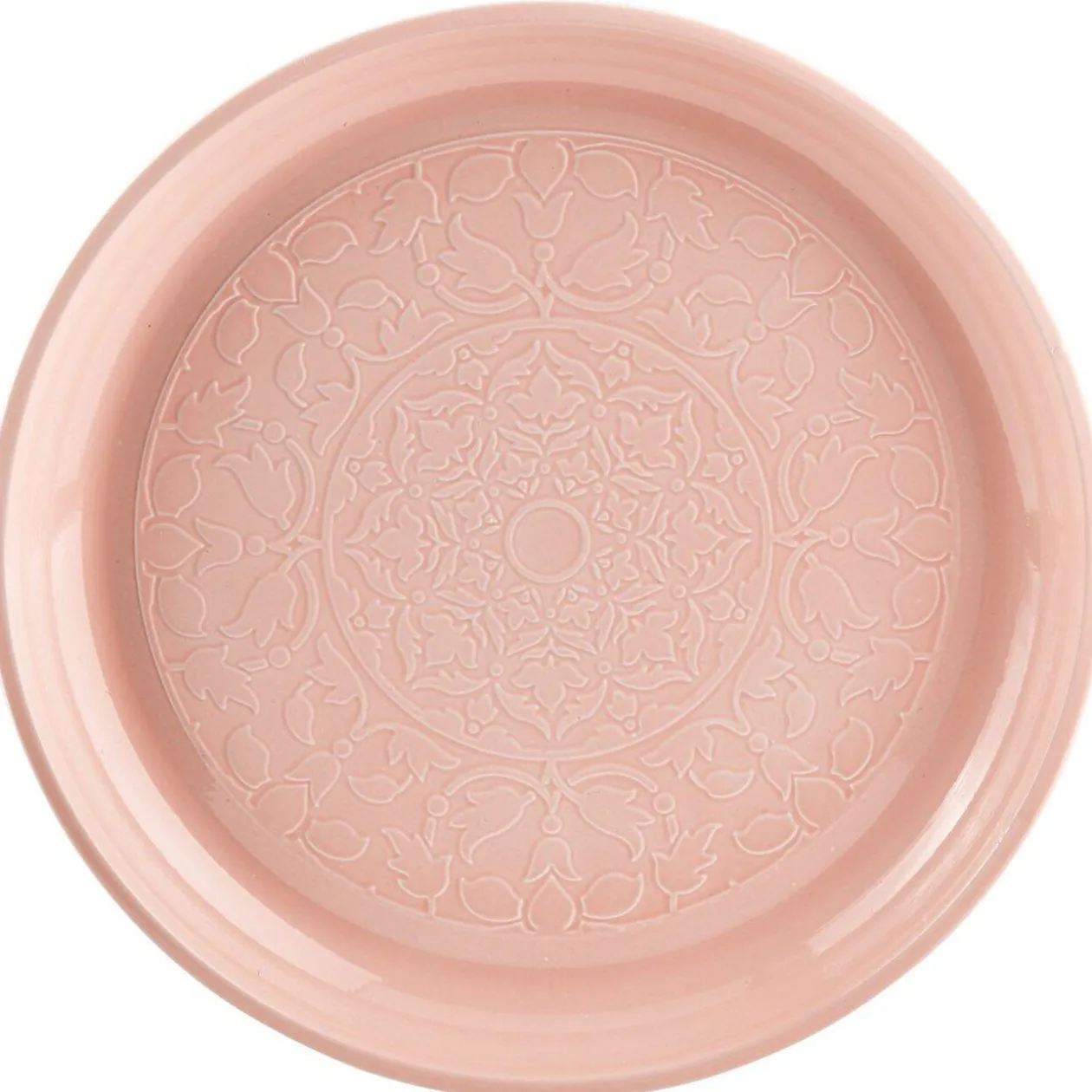 Plateau rond en métal