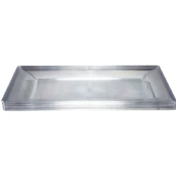 Plateau réutilisable transparent x10