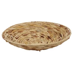 Plateau végétal en jonc tressé