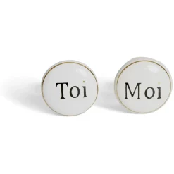 Poignée de meuble en céramique x2