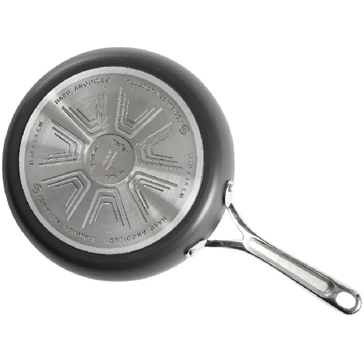 Poêle antiadhésive résistante indicateur de chaleur Tefal