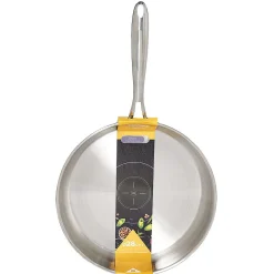 Poêle inox gris Ø28cm