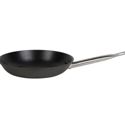 Poêle professionnelle en fonte noire