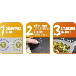 Poêle tefal Preserve en céramique avec indicateur thermo-spot ø 24 cm