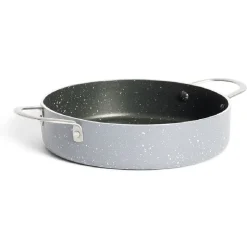 Poêle tous feux dont induction aluminium et inox noir Ø16cm