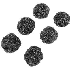 Éponge grattante en métal x6