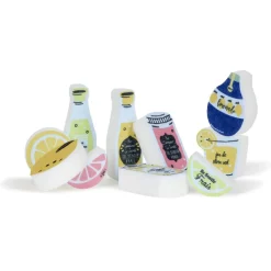 Éponge magique Homclean design citron x10