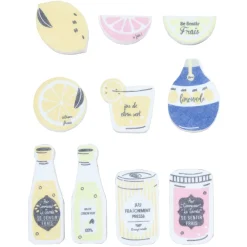 Éponge magique Homclean design citron x10