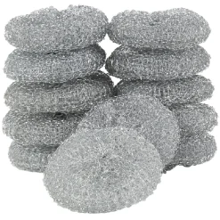 Éponge métallique ronde x12