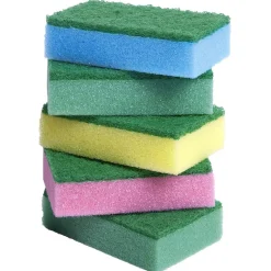 Éponge multicolore x30