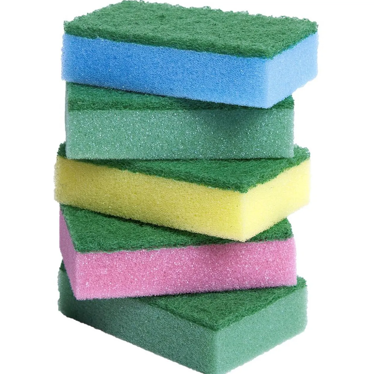 Éponge multicolore x30