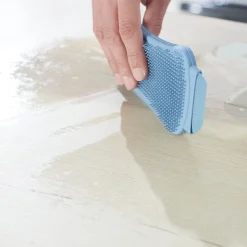 Éponge silicone 3 en 1 raclette grattoir L. 16,5 cm