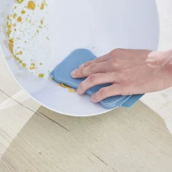 Éponge silicone 3 en 1 raclette grattoir L. 16,5 cm