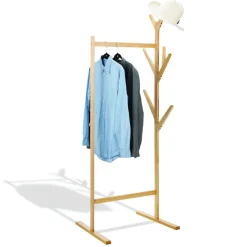 Portant et porte manteau en pin