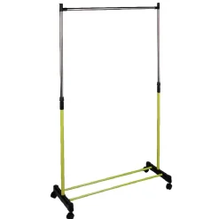 Portant simple à roulettes L. 96 cm