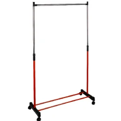 Portant simple à roulettes L. 96 cm