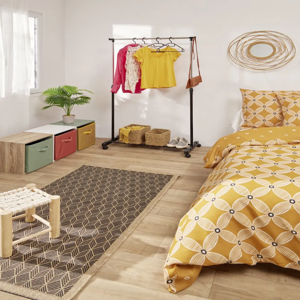 Portant simple hauteur extensible 97-160 cm