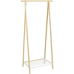 Portant vêtements en bambou