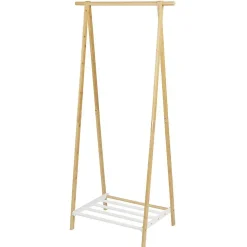 Portant vêtements en bambou