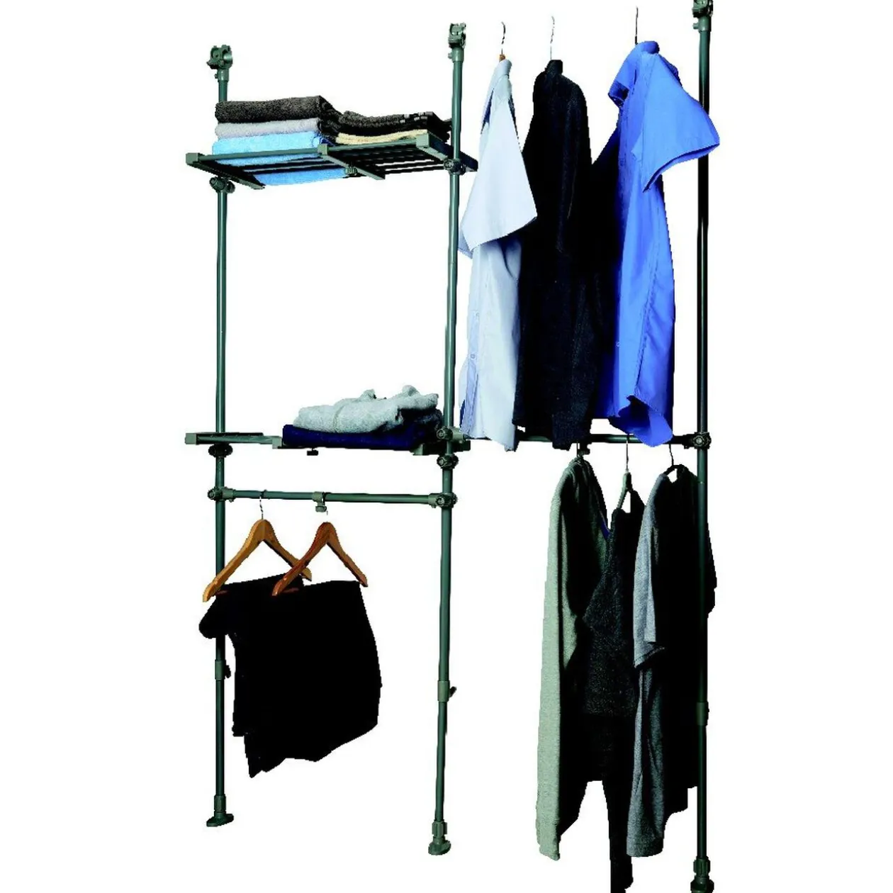 Portant vêtements modulable