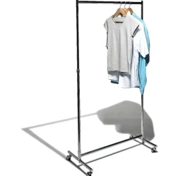 Portant vêtements simple charge lourde gris