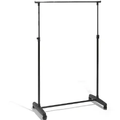 Portant vêtements simple noir