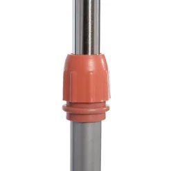 Portant vêtements sur roulettes corail et gris