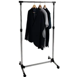 Portant vêtements tube simple noir